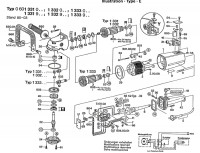 Bosch 0 601 333 041 Angle Grinder 110 V / GB Spare Parts
